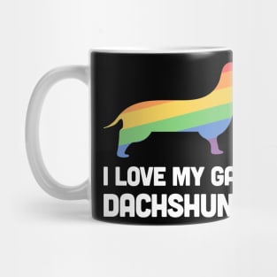 Dachshund - Funny Gay Dog LGBT Pride Mug